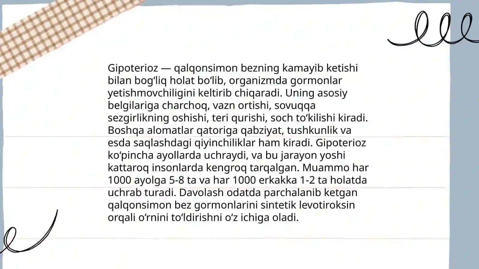 Endemik buqoq va gipoterioz patogenizi va davolash usullari 4