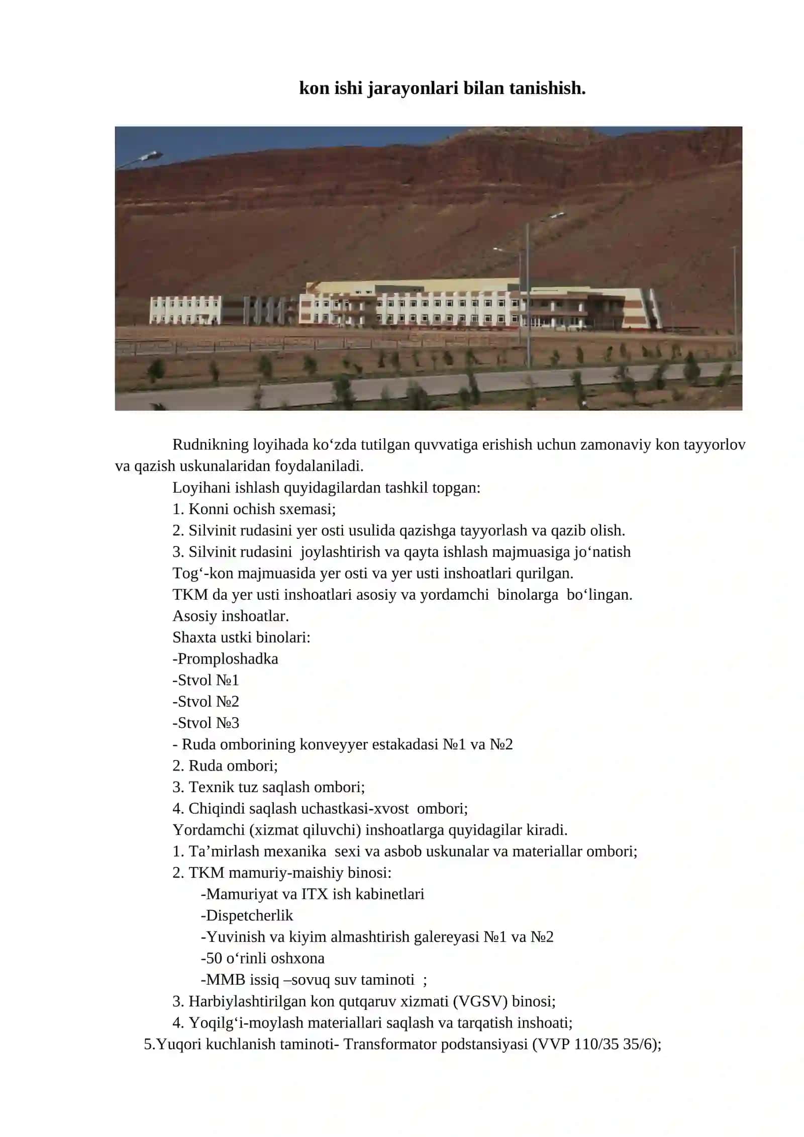 Men Qarshi muhandislik-iqtisodiyot instituti “Geologiya va konchilik ishi ” fakulteti “Konchilik ishi” kafedrasi ____ kurs-«Konchilik ishi» yo‘nalishining talabasi ________ 4