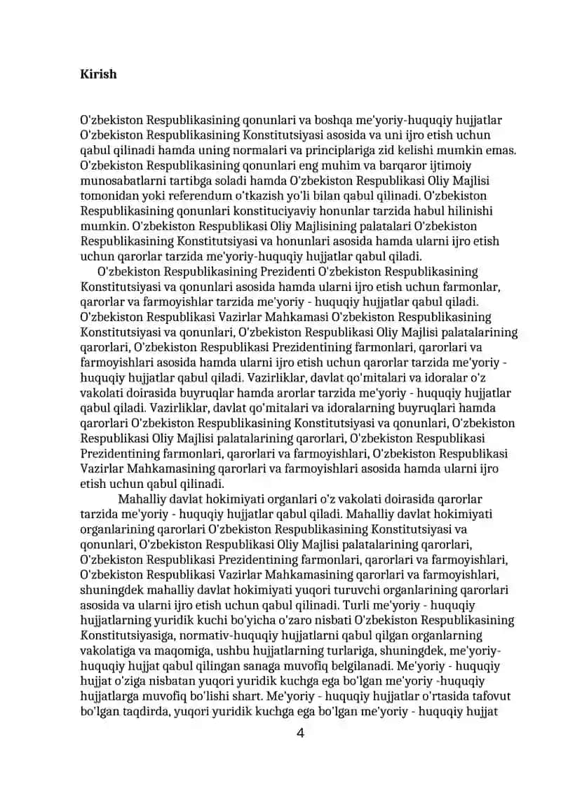 Boshlang’ich ta’limda me`yoriy hujjatlarni yuritish fanid 4