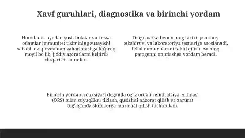 Oziq-ovqatdan zaharlanishlar va ularning profilaktikasi 4