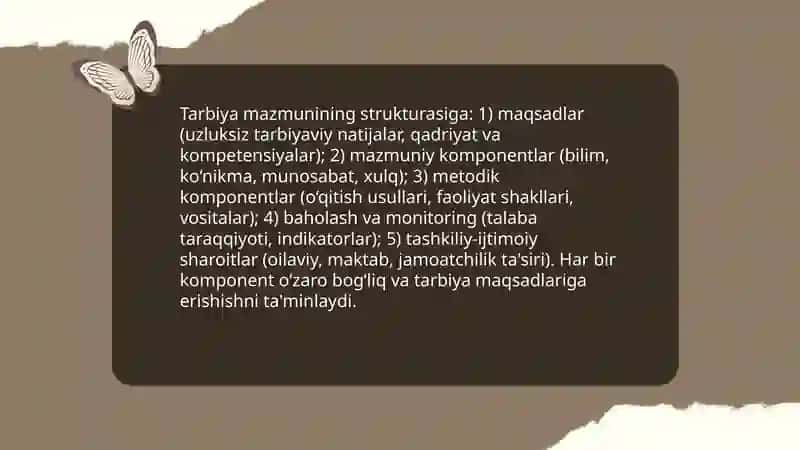 Tarbiya jarayonining mohiyati va taʼriflari 4