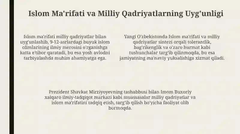 Ma'naviy Yangilanishning Mohiyati va Asosiy Tamoyillari 4