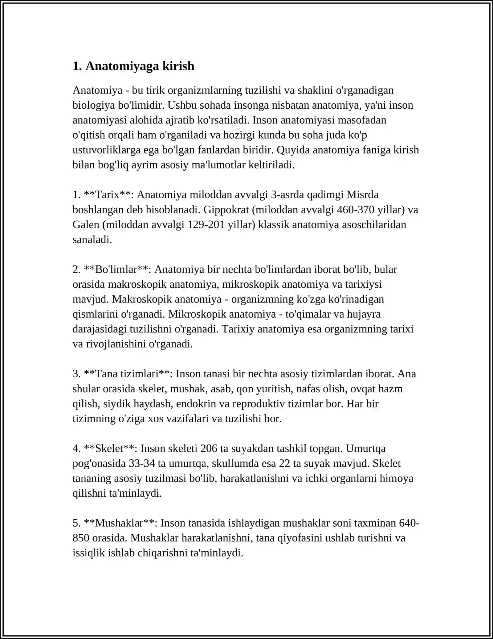 ANATOMIYA MODULIGA 4
