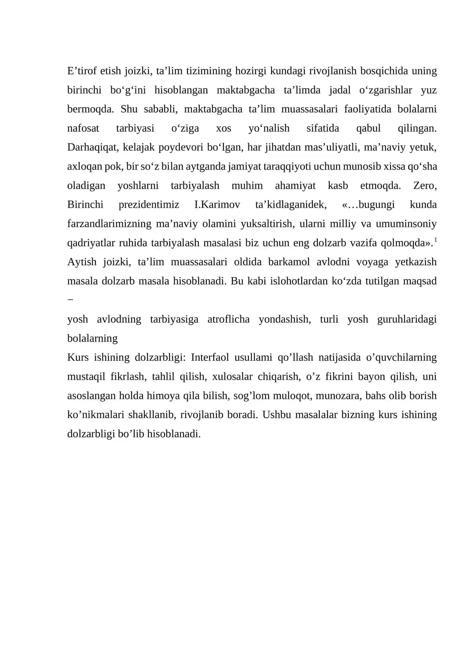 Bola shaxsini tarbiyalashda nafosat tarbiyasining ahamiyati 4