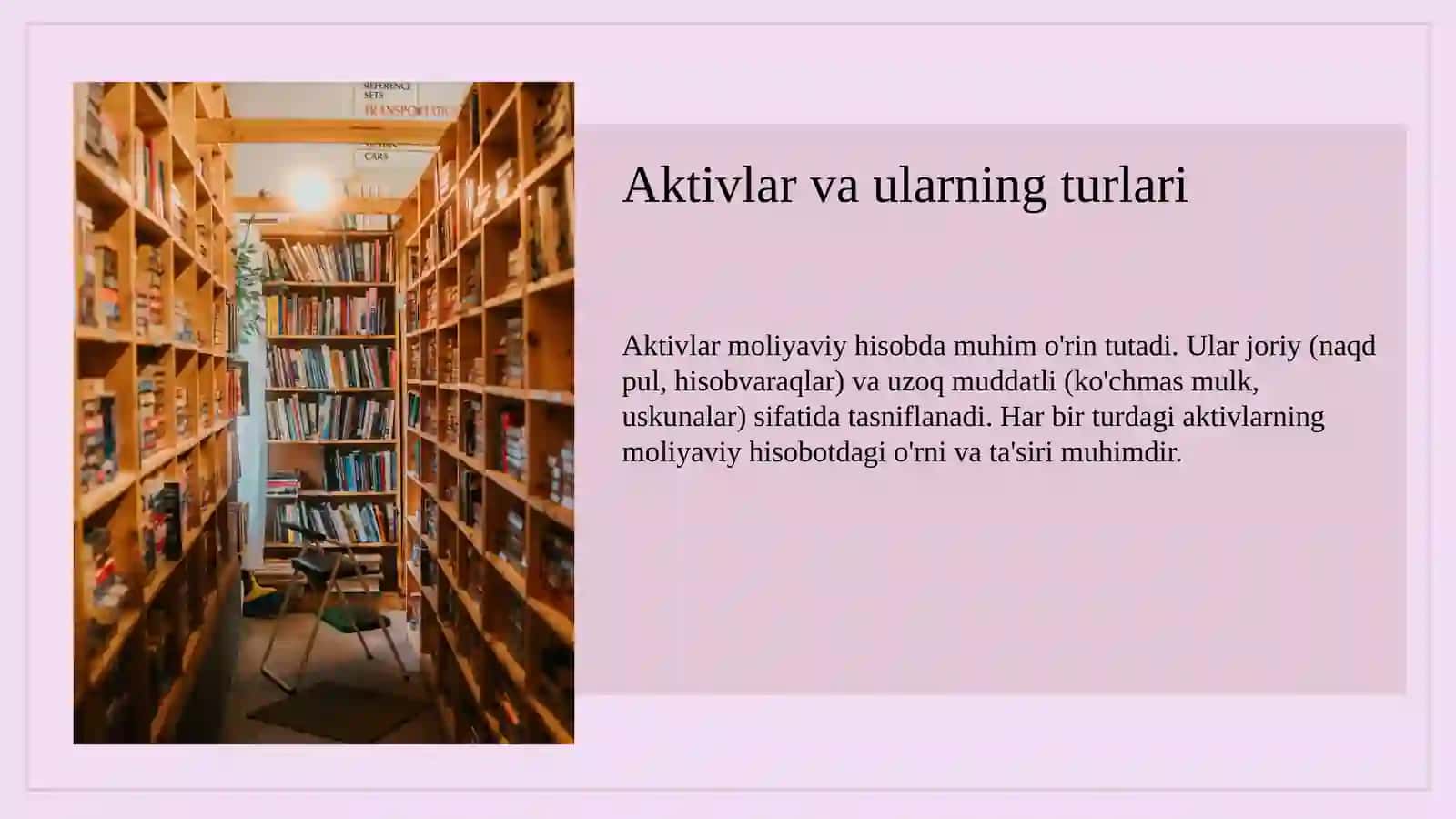Moliyaviy hisobni tuzish va taqdim etish 4