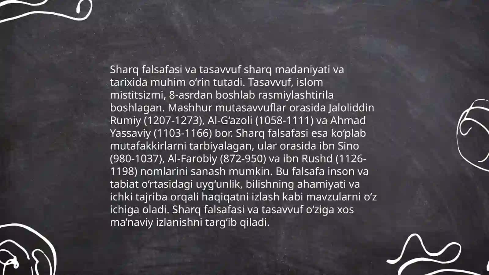 Tasavvuf ta'limotining Sharq madaniyatiga ta'siri 4