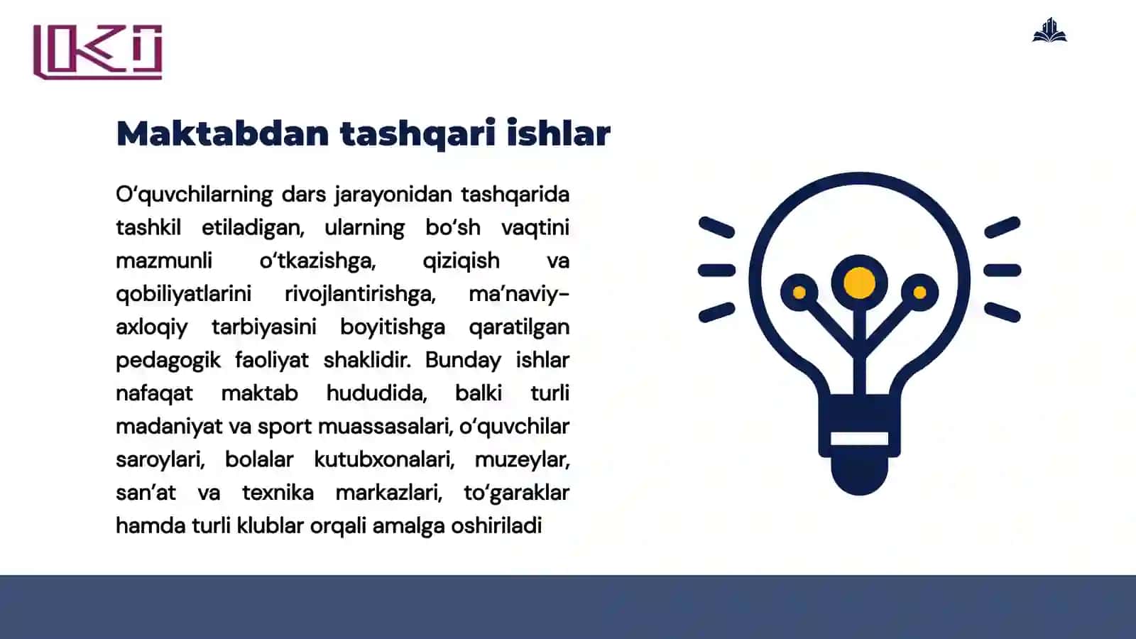 Boshlang'ich taʼlimda Sinfdan va Maktabdan Tashqari Tarbiyaviy Ishlar 4