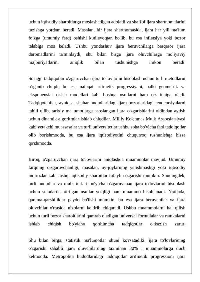 Arifmetik Progressiya Boyicha O'zgaruvchan Rentalarni Hisoblash 4