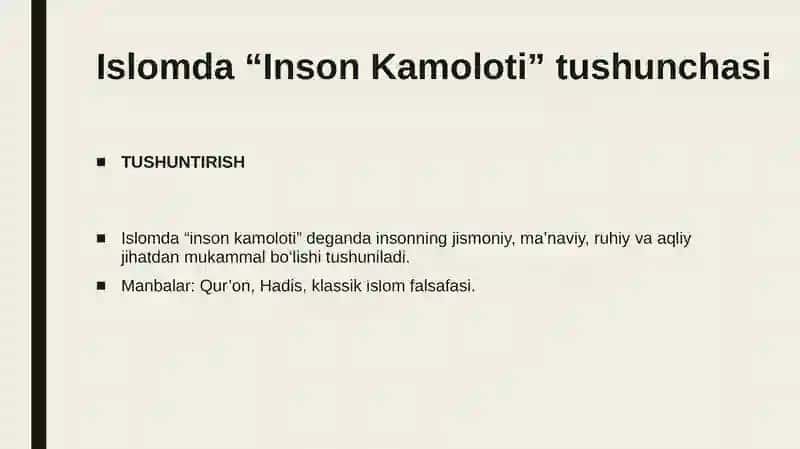 Sharq Mutafakkirlarining Islom dinining inson kamolotiga ta`siri haqidagi g`oyalari 4