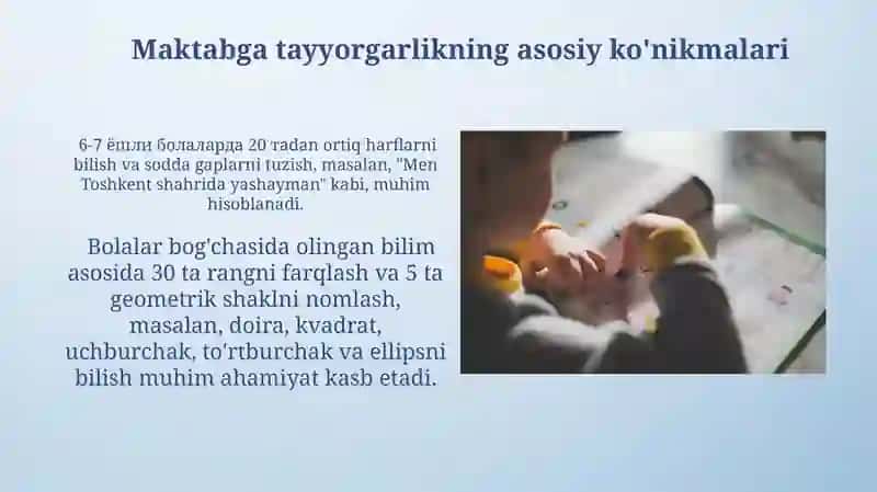 6-7 Yashdagi bolalarning maktabgatayyorgarlikxaritasi 4