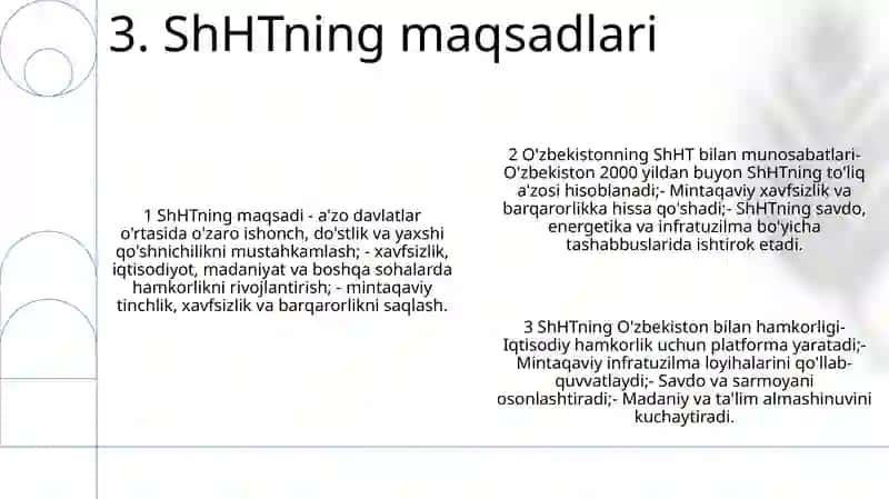 Shanxay Hamkorlik Tashkiloti (ShHT) 4