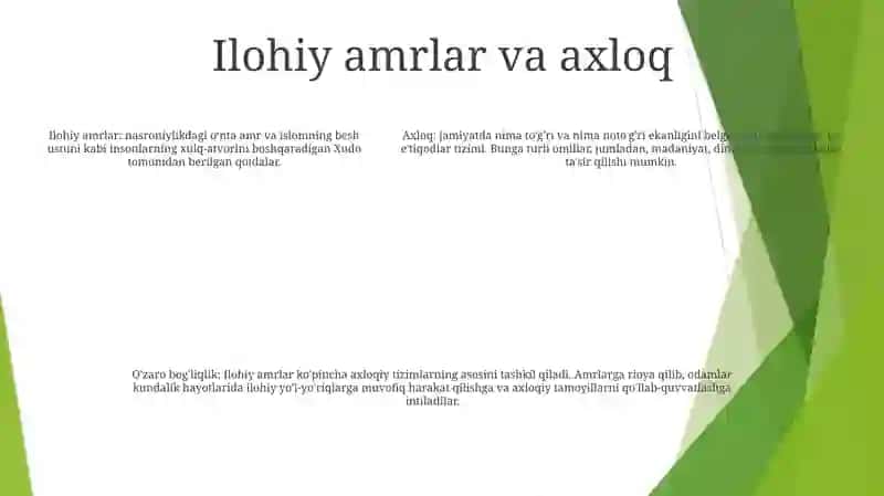 Axloqiy kompas: "Axloqiy dilemmalar va diniy javoblar" 4