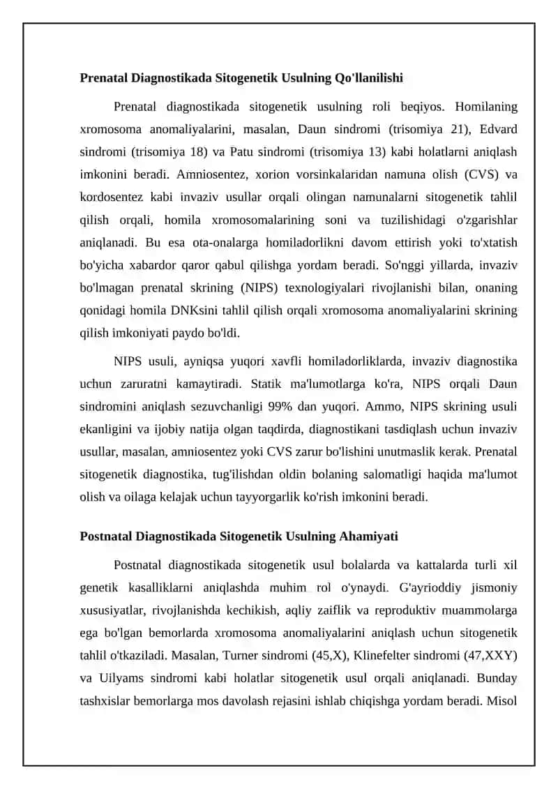 Sitogenetik Usul 4