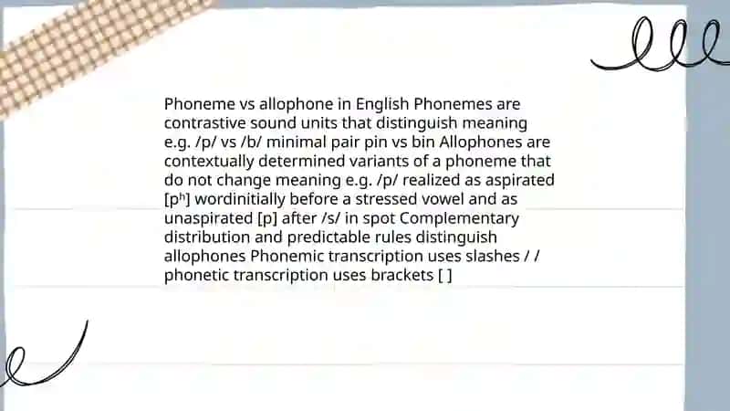 Phoneme 4