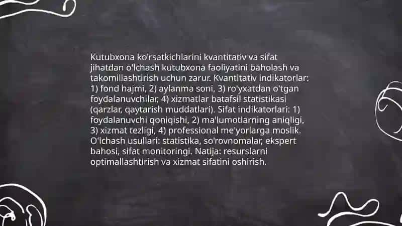 Kutubxona axborotidagi ahamiyati 4