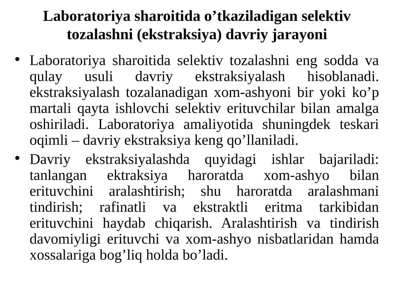 LABORATORIYAishi-№7Moylifraksiyalarvadeasfaltizatlarniselektivtozalash 4