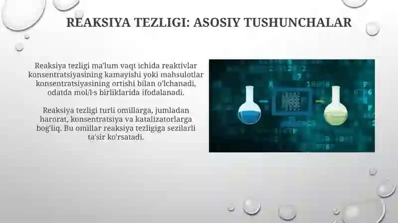 Kinetika va Kataliz faniga kirish 4