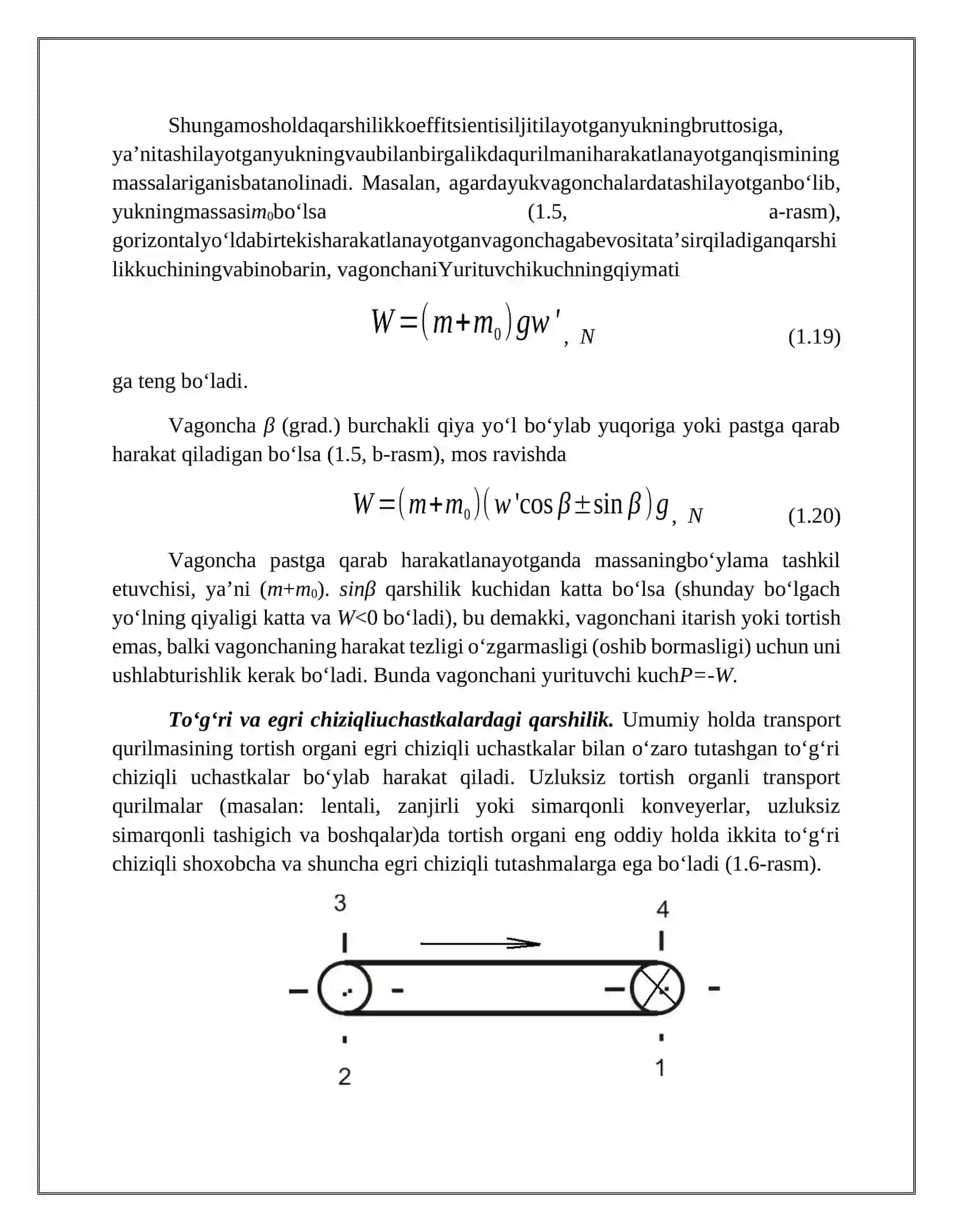Transport mashinalarining harakatga qarshilik kuchlari 4