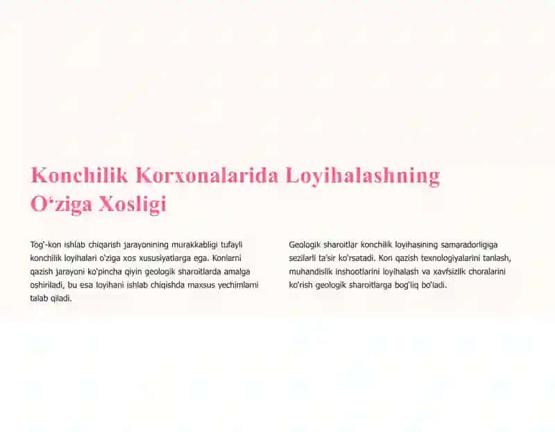 Konchilik Loyihalari 4
