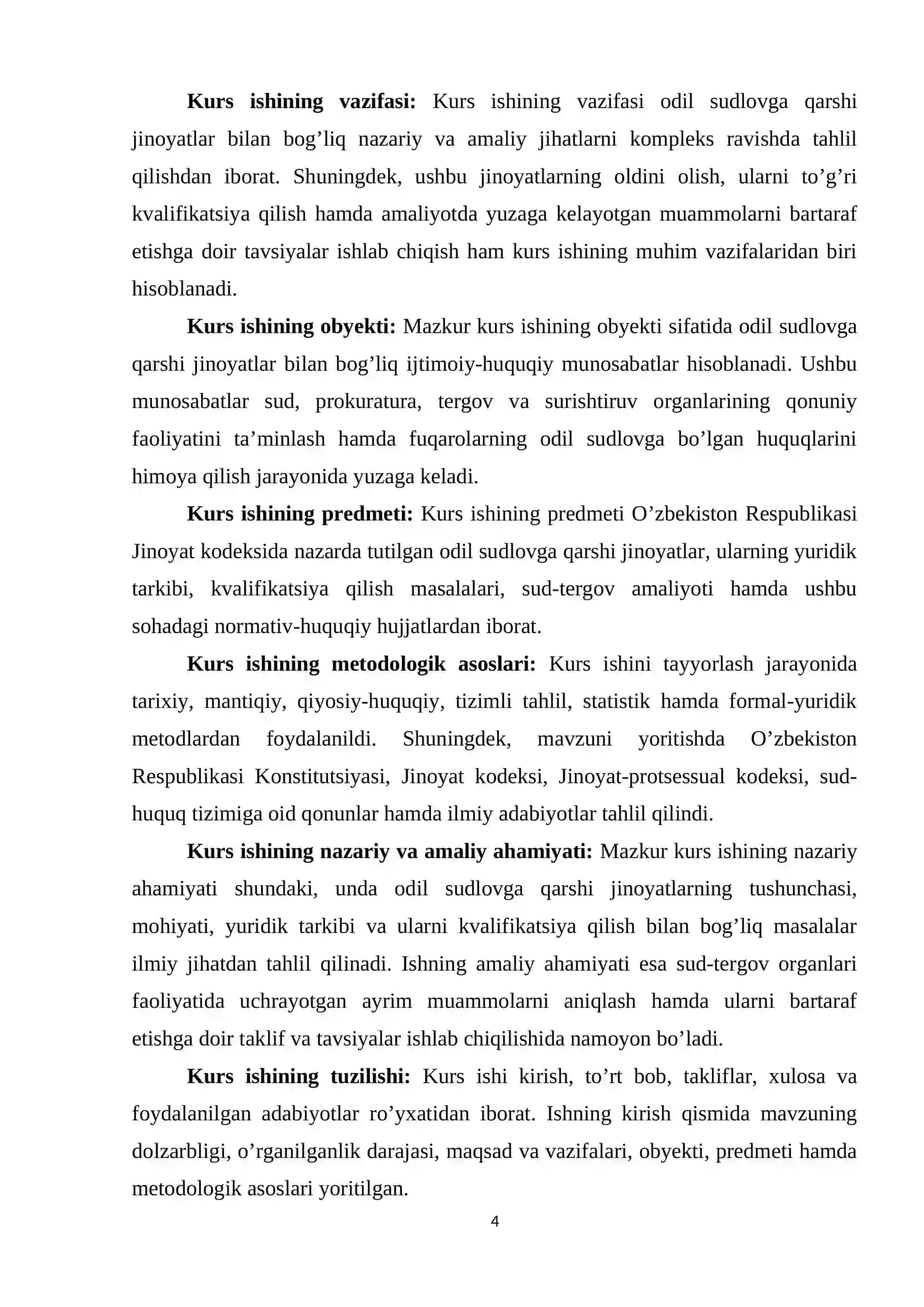 Odil-sudlovga qarshi jinoyatlar jinoiy huquqiy tahlili 26 4