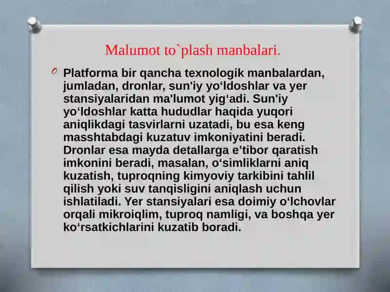 Yer nazorat platformasi 4