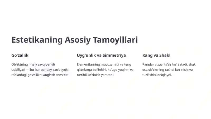 Estetikaning mohiyati va ahamiyati 4