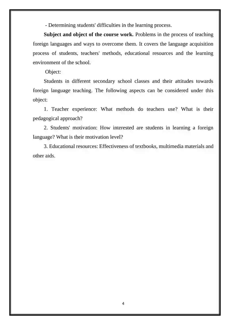 TEACHING FOREIGN LANGUAGES IN DIVERSE HIGH SCHOOL CLASSROOMS 4