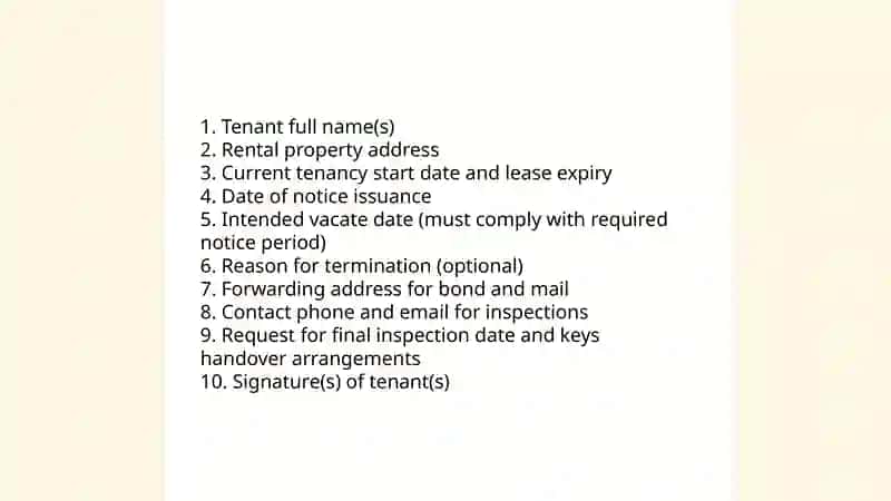 A formal letter to the property agent 4