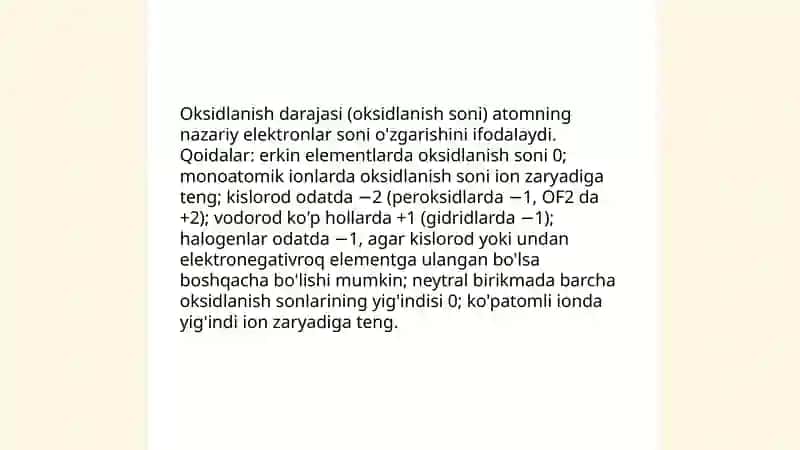 Oksidlanish qaytarilish reaksiyalari 4