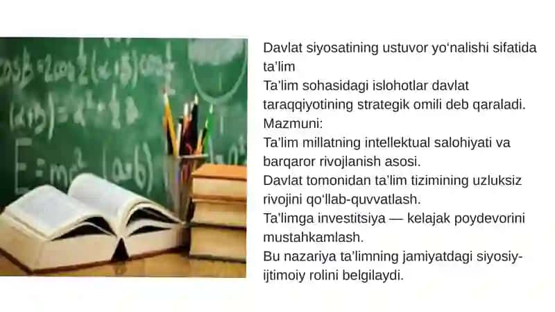 Ta'lim islohotlarining nazariy asoslari 4
