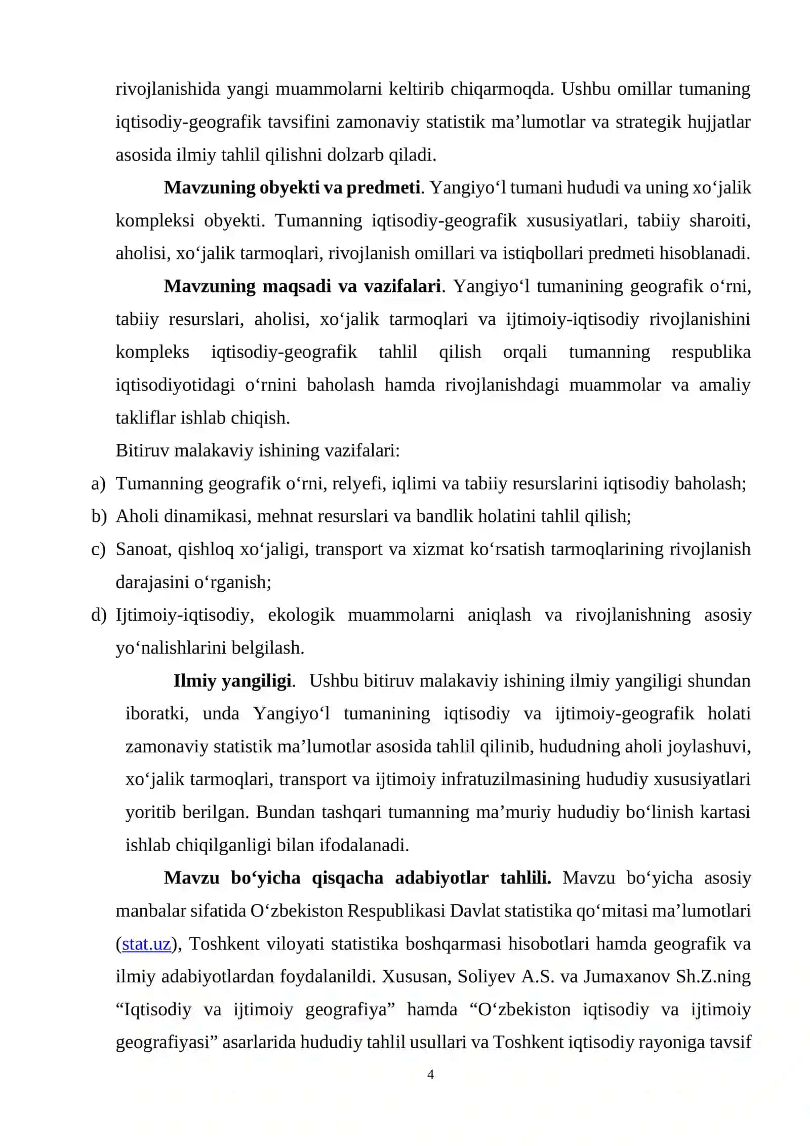 BMI . YANGIYO‘L TUMANIGA IQTISODIY VA IJTIMOIY GEOGRAFIK TAVSIF 4