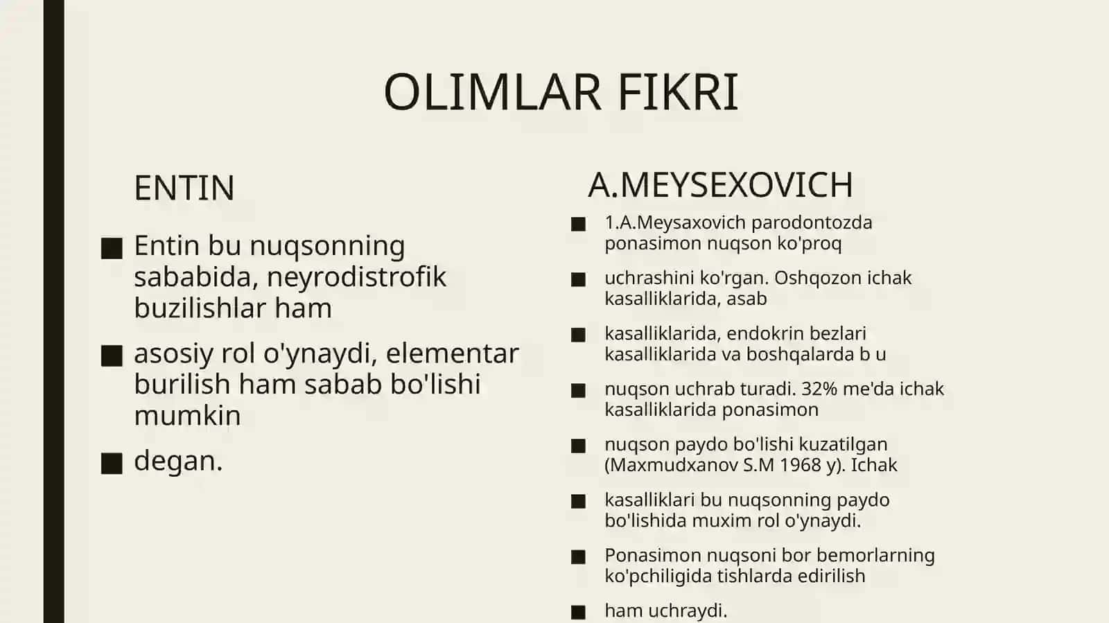 Tishchiqqandankeyin paydo bo`ladigan nokarioz kasallaiklar 4