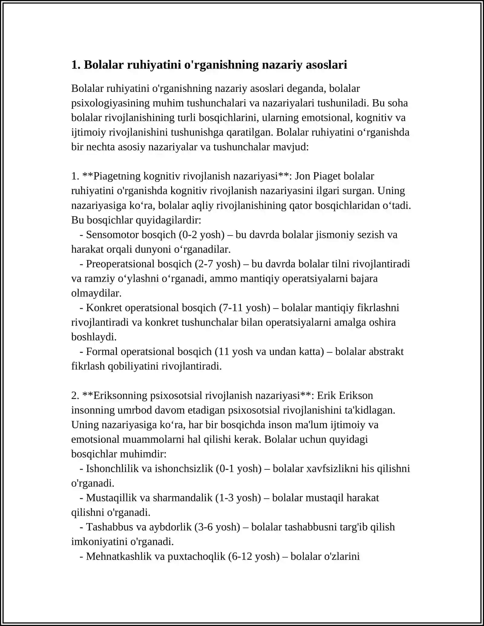 BOLALAR RUHIYATINI O'RGANISHNING PEDAGOGIK ASOSLARI 4