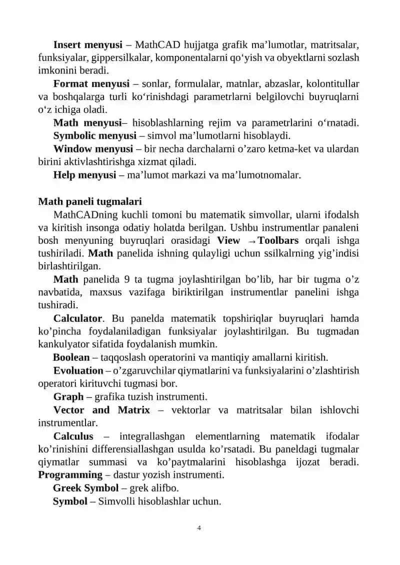 Amaliy mashg'ulotlar uslubiy ko'rsatma 4