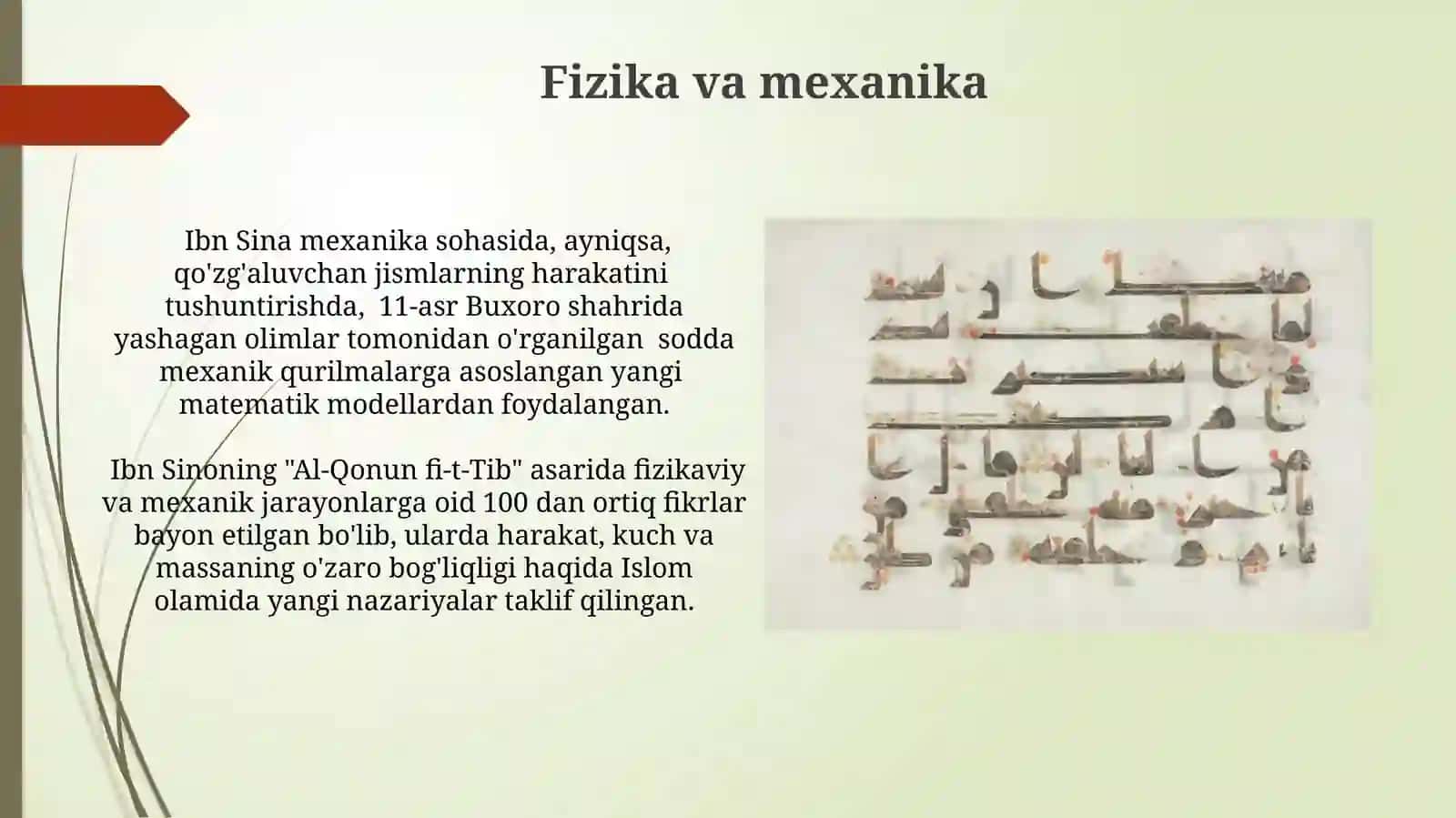 Ibn Sinoning tabiiy fanlarga doir ishlari 4