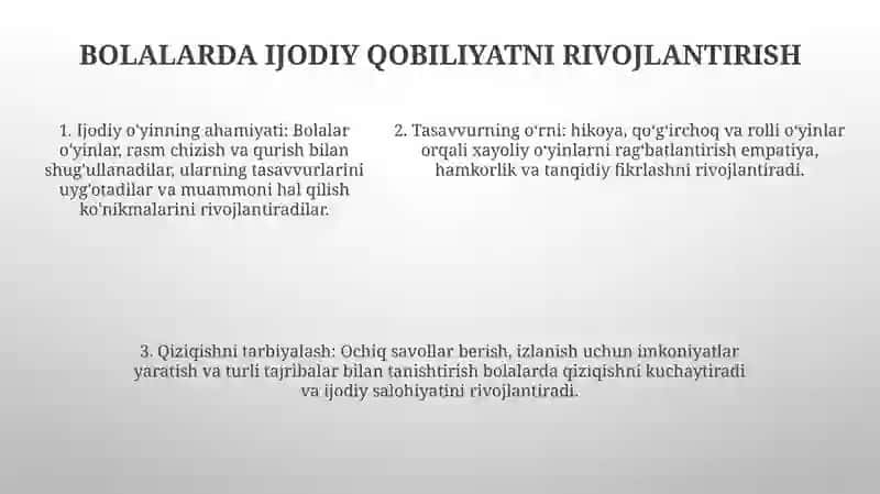 Boʻlajak Oʻqituvchilarning Kreativ Qobiliyatini Rivojlantirish 4