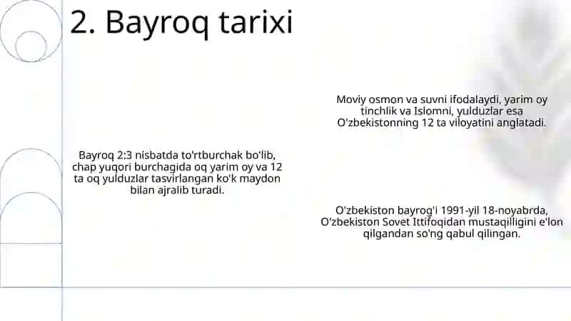 Oʻzbekiston bayrogʻi haqida 4