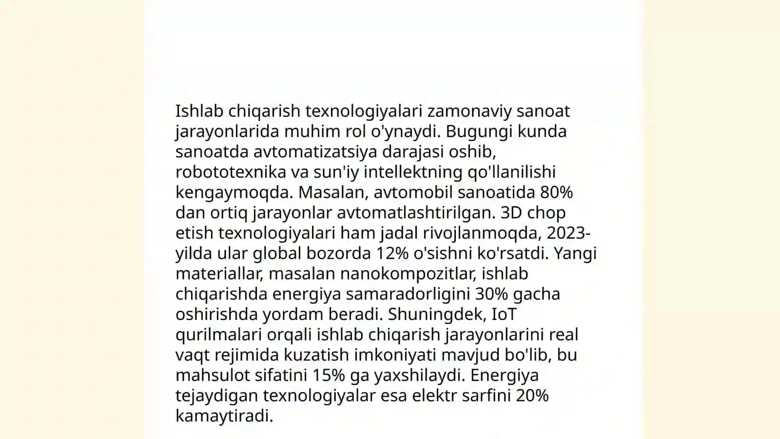 Ishlab chiqarish jarayoni 4