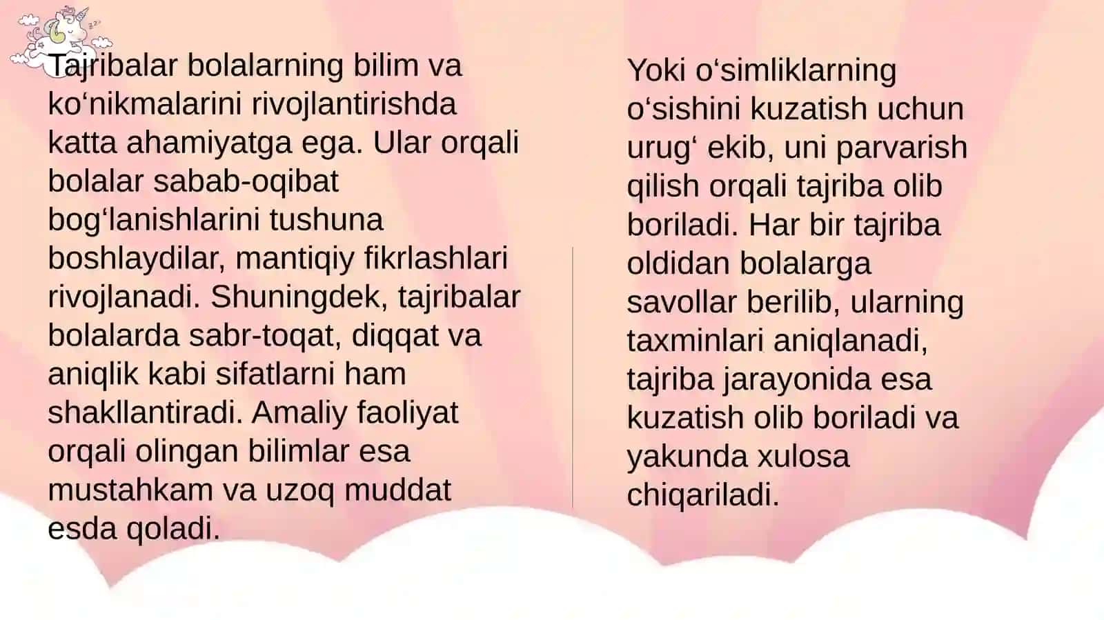 Tabiat va ilm-fan markazida oddiy tajribalar o‘tkazish 4
