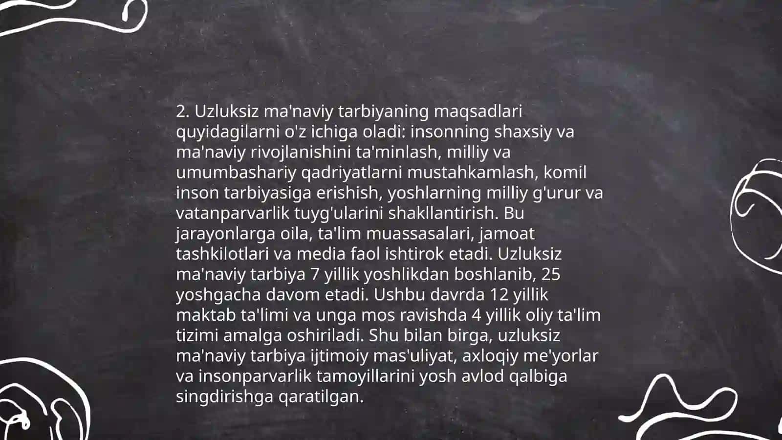 O'zbekiston Respublikasining uzluksiz ma'naviy tarbiya Konsepsiyasi 4