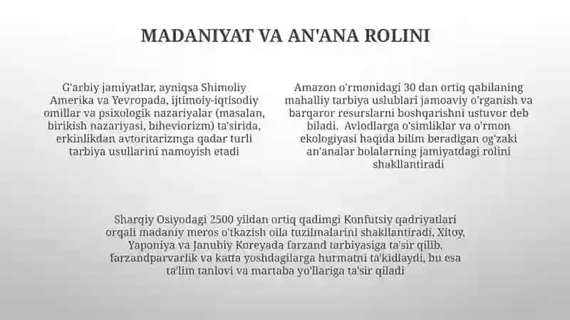 Tarbiya jarayonining mohiyati va mazmuni 4