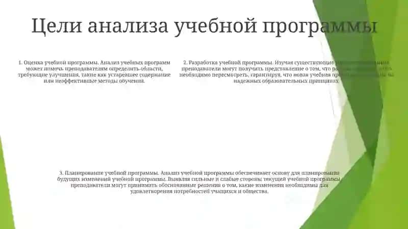 Анализ Учебной Программы 4