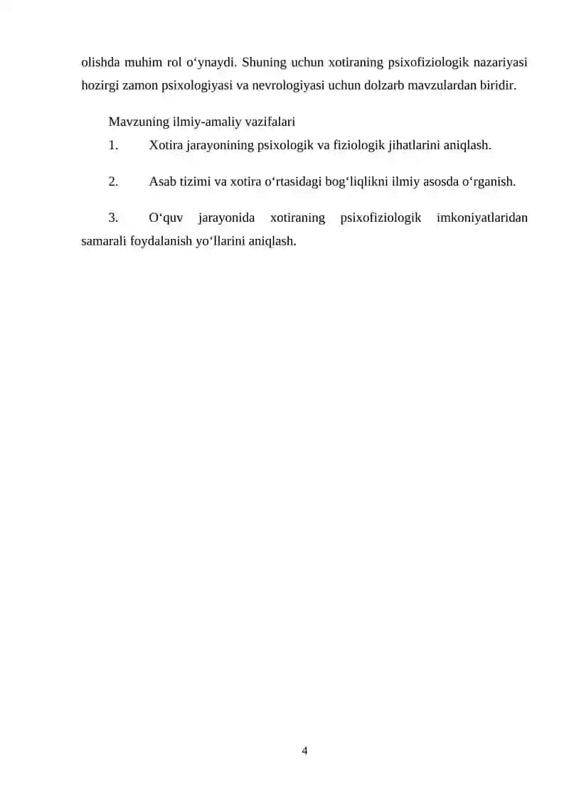 XOTIRANING PSIXOFIZIOLOGIK NAZARIYASI 4