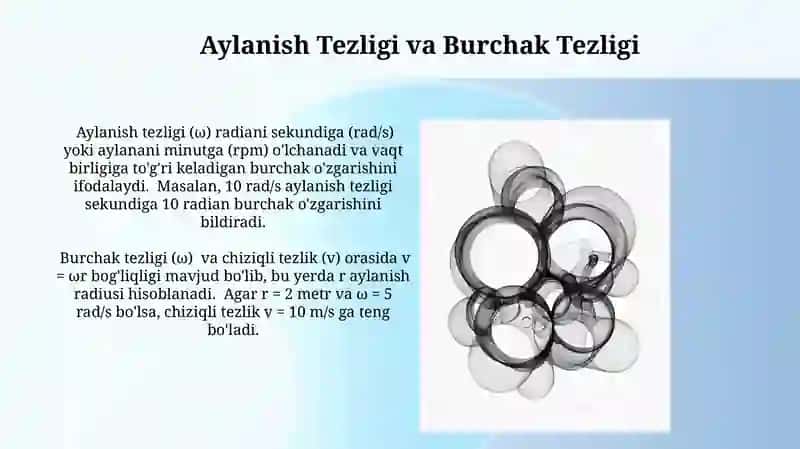 SUVning Aylanma Harakati 4