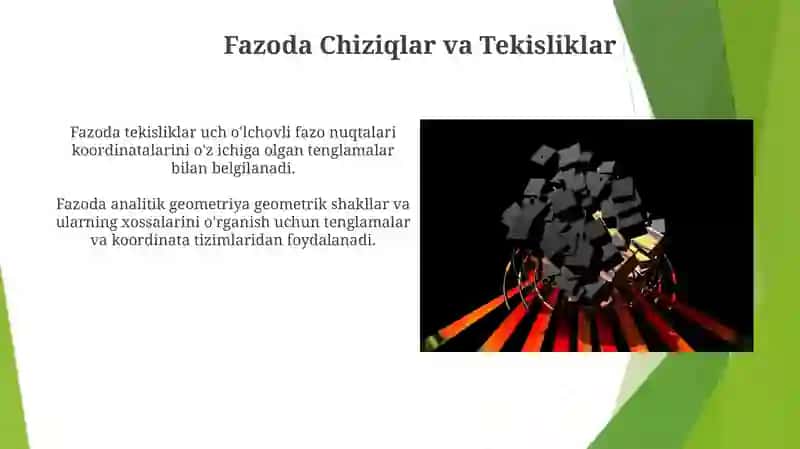 Fazoda analitik geometriya elementlari 4