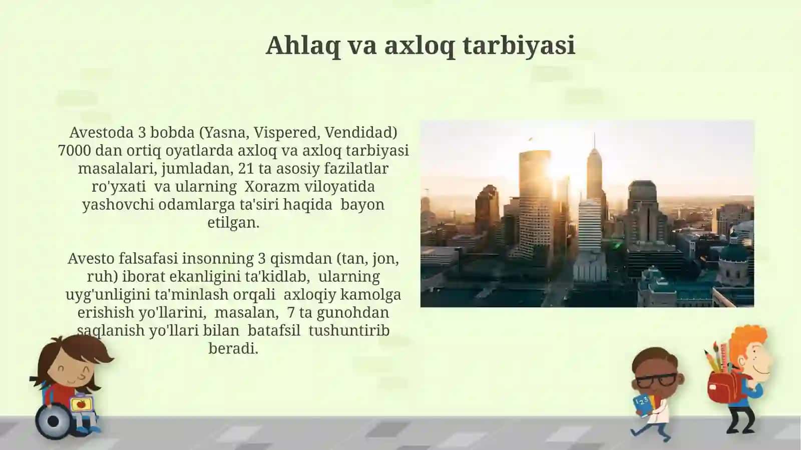 Avesto "dagipedagogikqarashlar 4