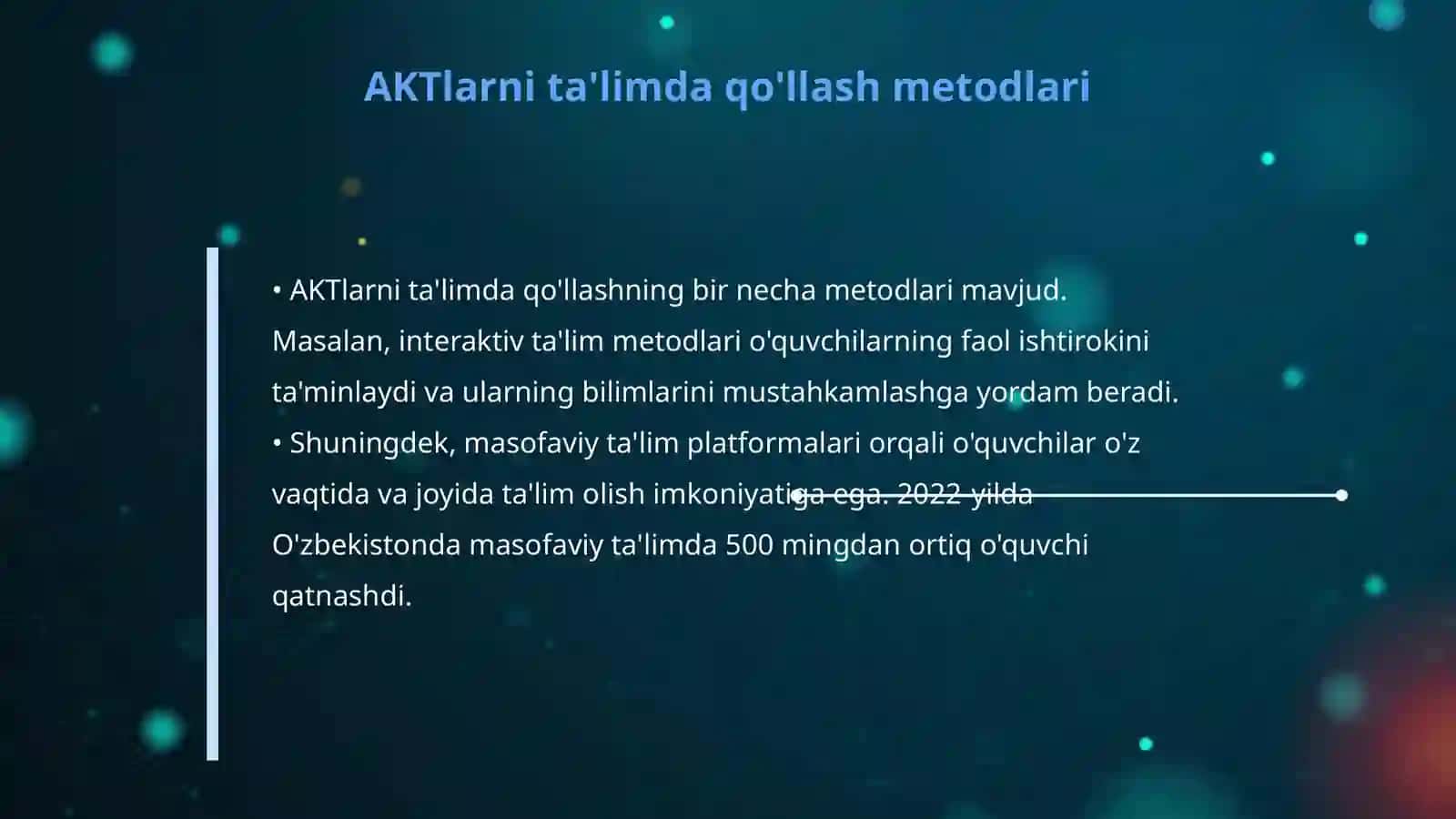AKTlardam ta’lim faoliyatida foydalanish 4