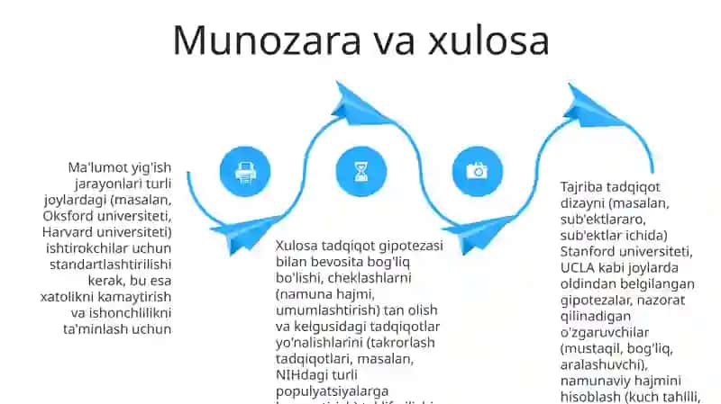 Eksperemental tadqiqotni tashkil etish va oʻtkazish 4