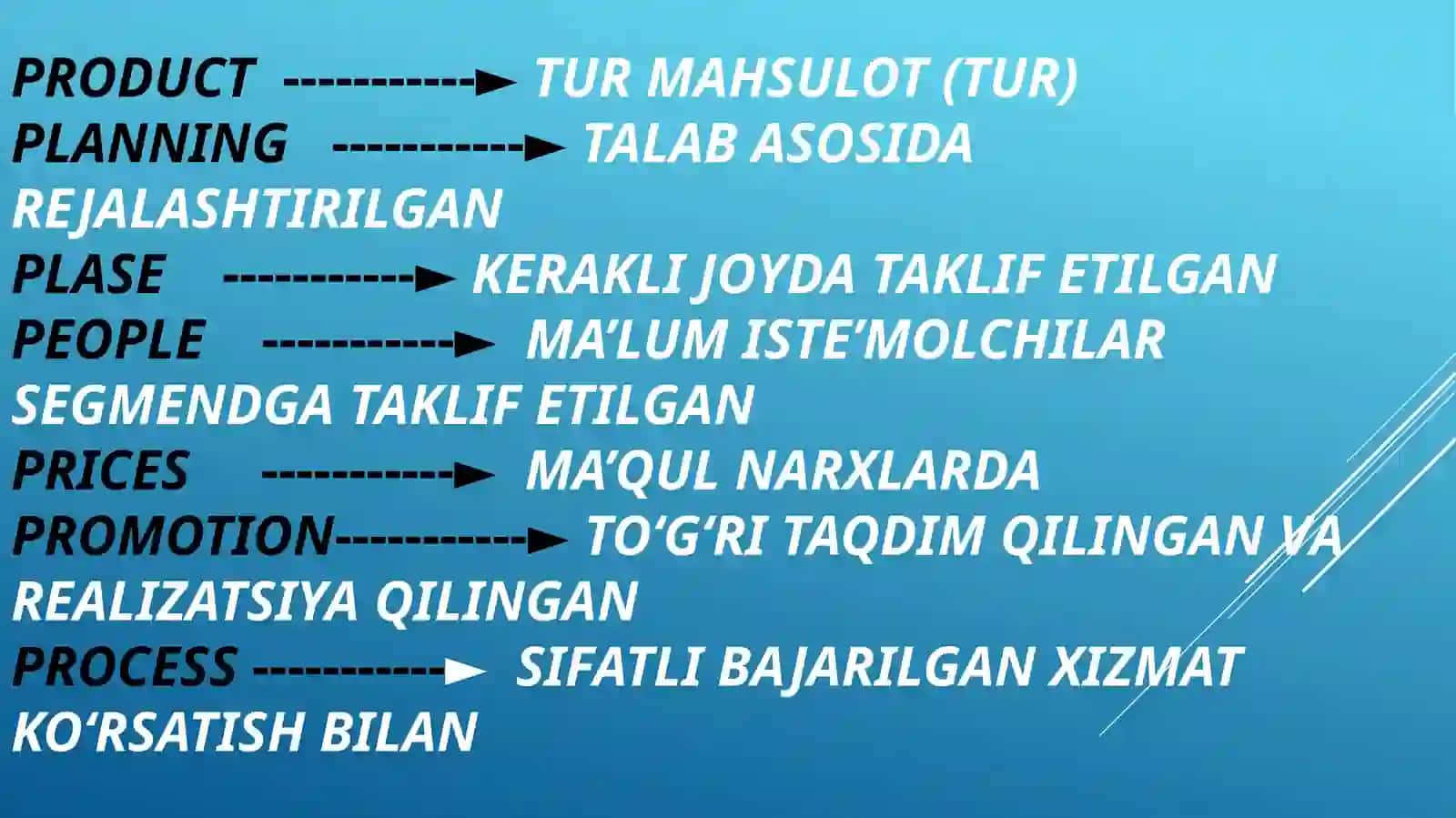 Turistlarga turistik mahsulotlarni sotishning asosiy shakllari 4