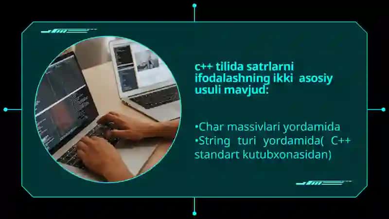 Char toifasidagi satrlar haqida umumiy malumot 4